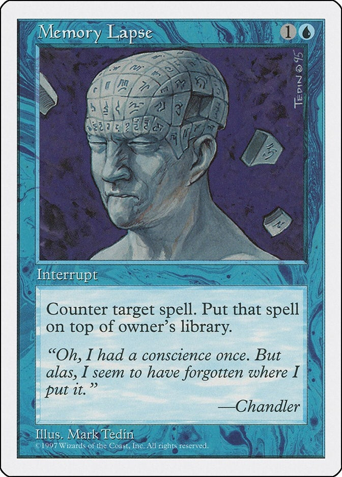 Image for Memory Lapse (5ED) - Magic: The Gathering