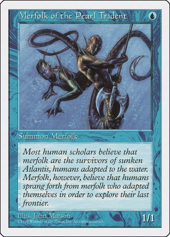 Image for Merfolk of the Pearl Trident (5ED) - Magic: The Gathering