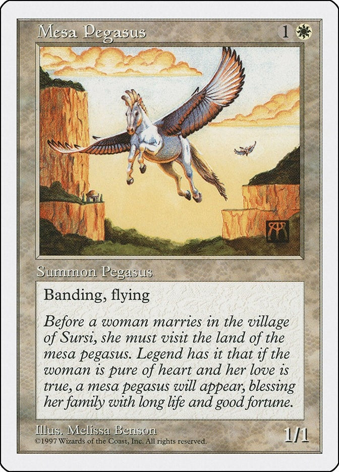 Image for Mesa Pegasus (5ED) - Magic: The Gathering