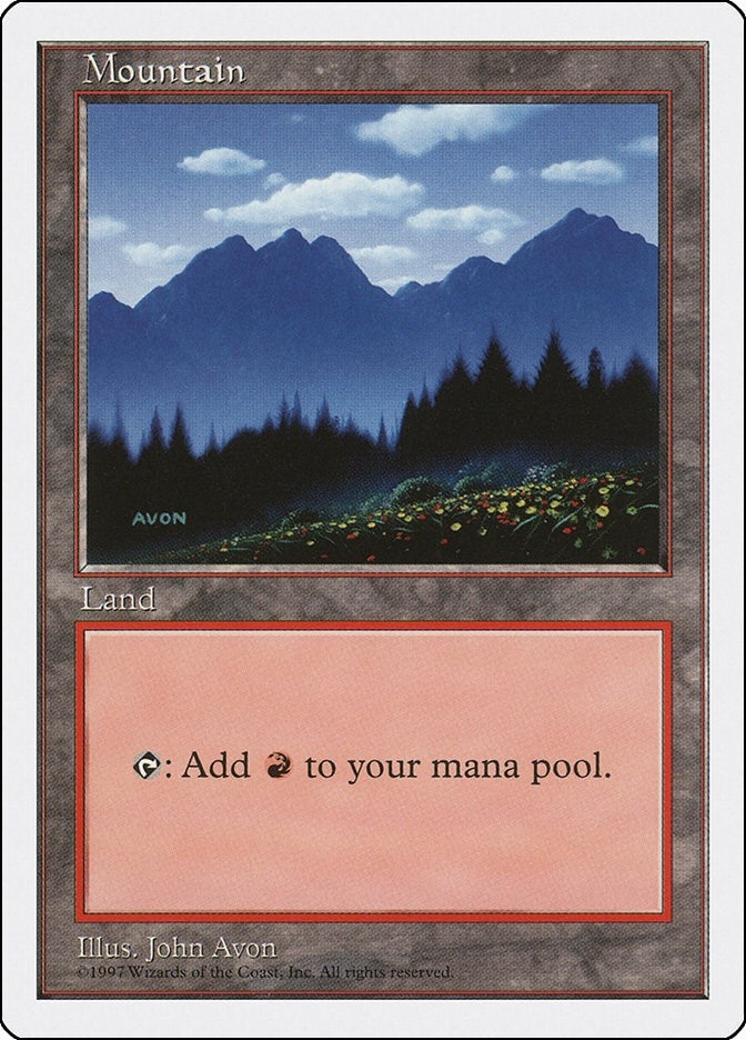 Image for Mountain (445) (445) (5ED) - Magic: The Gathering