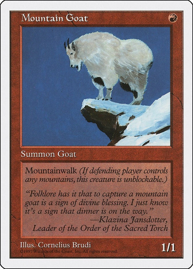 Image for Mountain Goat (5ED) - Magic: The Gathering