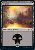 Image for Swamp (105) (Bob Ross) (105) (SLD) - Magic: The Gathering