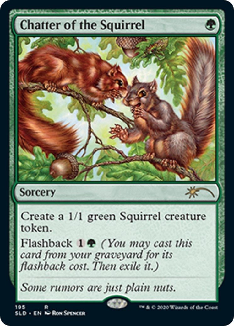Image for Chatter of the Squirrel (195) (SLD) - Magic: The Gathering