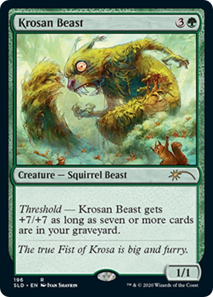 Image for Krosan Beast (196) (SLD) - Magic: The Gathering