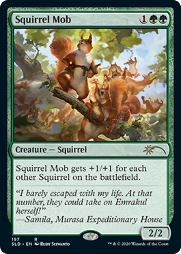 Image for Squirrel Mob (197) (SLD) - Magic: The Gathering