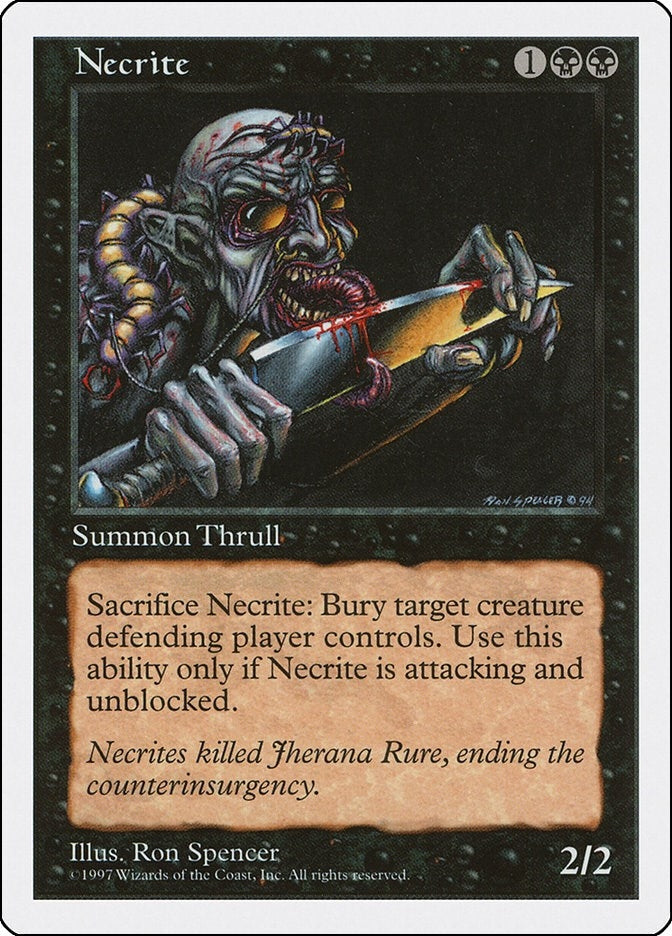 Image for Necrite (5ED) - Magic: The Gathering