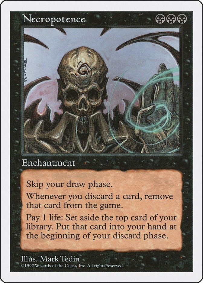 Image for Necropotence (5ED) - Magic: The Gathering
