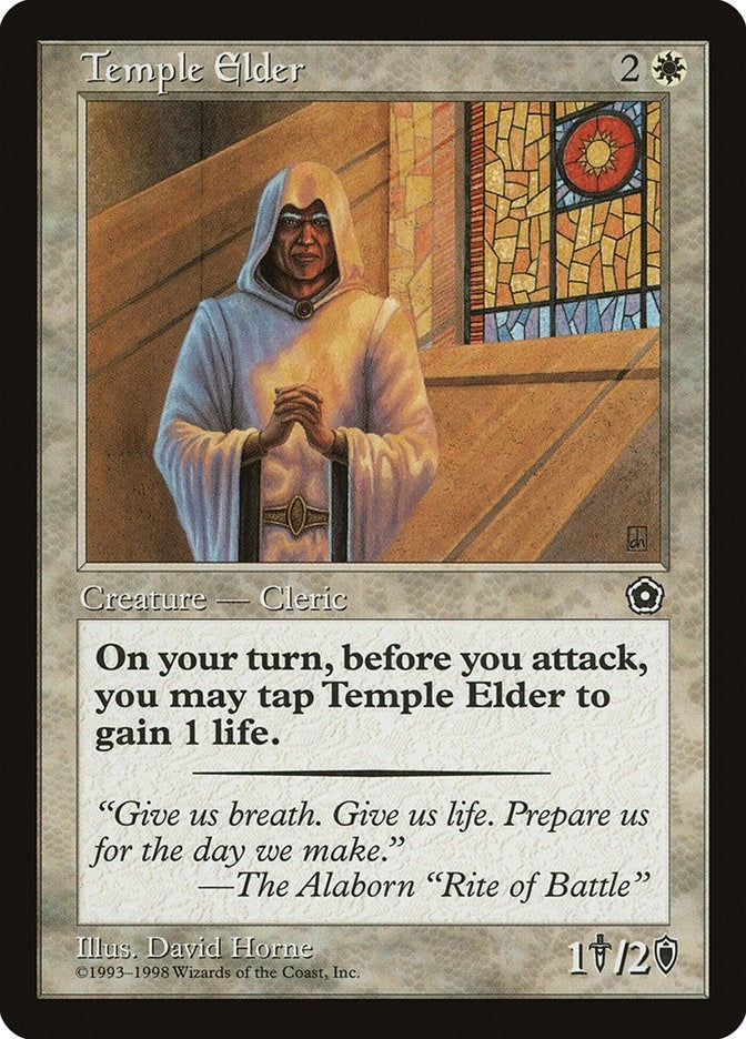 Image for Temple Elder (P02) - Magic: The Gathering