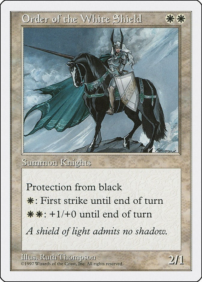 Image for Order of the White Shield (5ED) - Magic: The Gathering