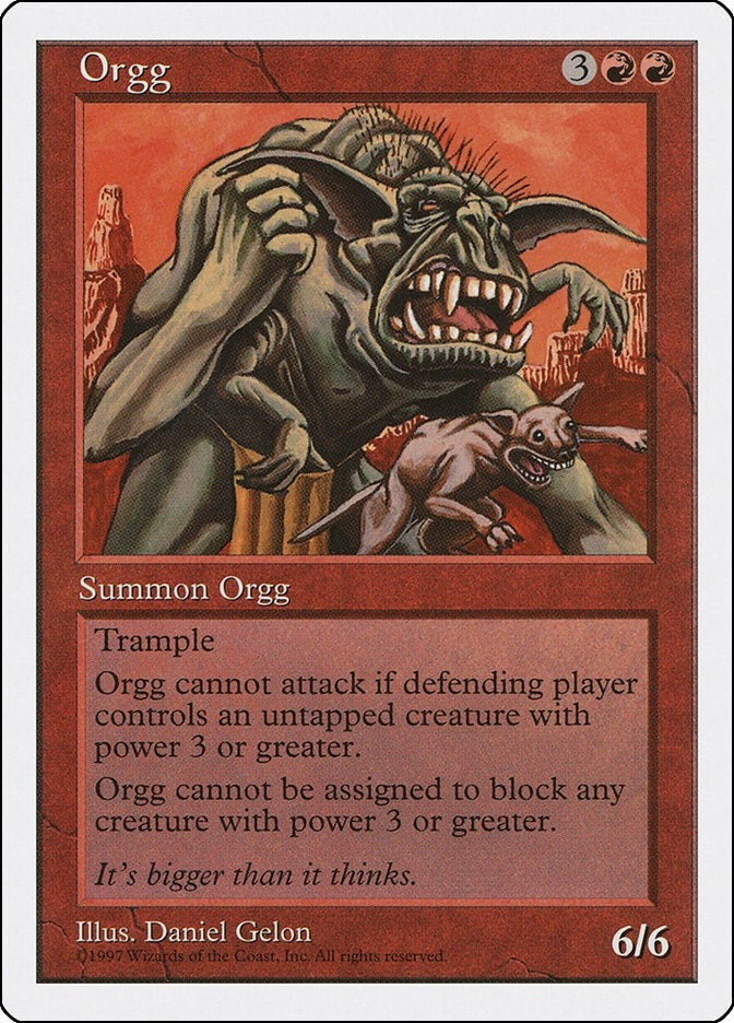 Image for Orgg (5ED) - Magic: The Gathering