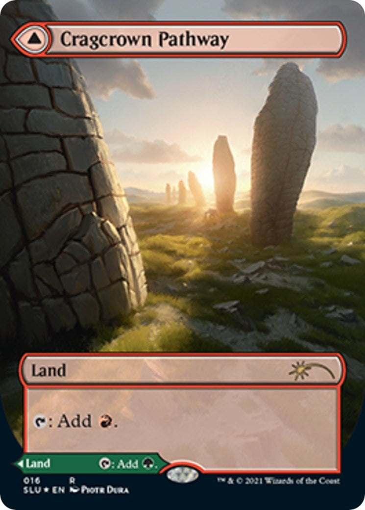 Image for Cragcrown Pathway (Borderless) (16) (SLU) - Magic: The Gathering