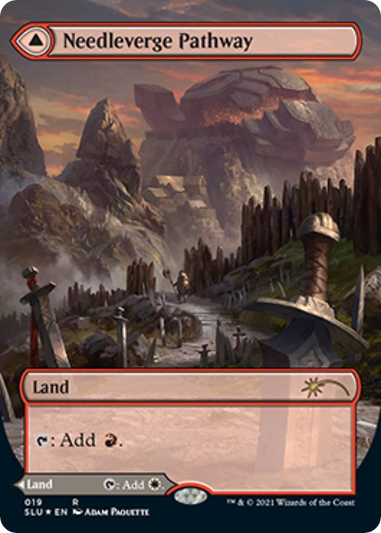 Image for Needleverge Pathway (Borderless) (19) (SLU) - Magic: The Gathering