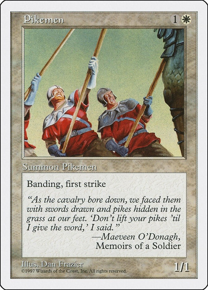 Image for Pikemen (5ED) - Magic: The Gathering