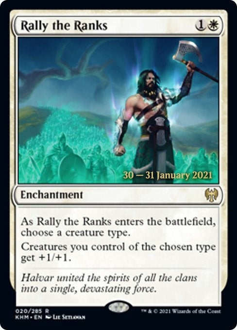 Image for Rally the Ranks (20) (PRE) - Magic: The Gathering
