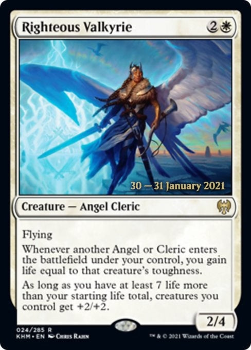 Image for Righteous Valkyrie (24) (PRE) - Magic: The Gathering