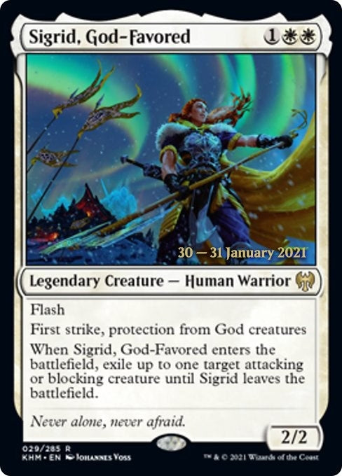 Image for Sigrid, God-Favored (29) (PRE) - Magic: The Gathering