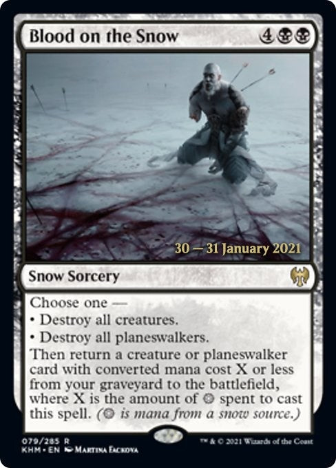 Image for Blood on the Snow (79) (PRE) - Magic: The Gathering