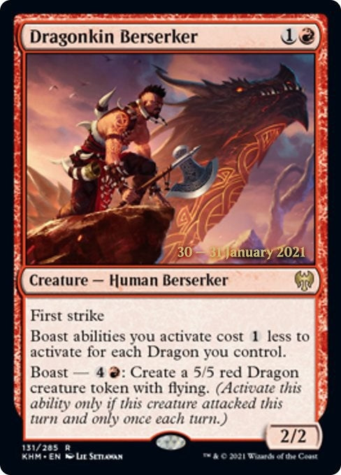 Image for Dragonkin Berserker (131) (PRE) - Magic: The Gathering