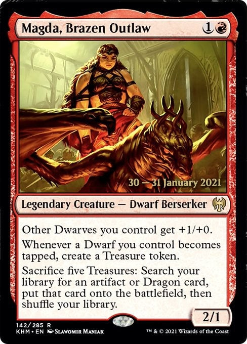 Image for Magda, Brazen Outlaw (142) (PRE) - Magic: The Gathering