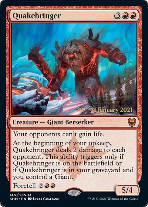 Image for Quakebringer (145) (PRE) - Magic: The Gathering