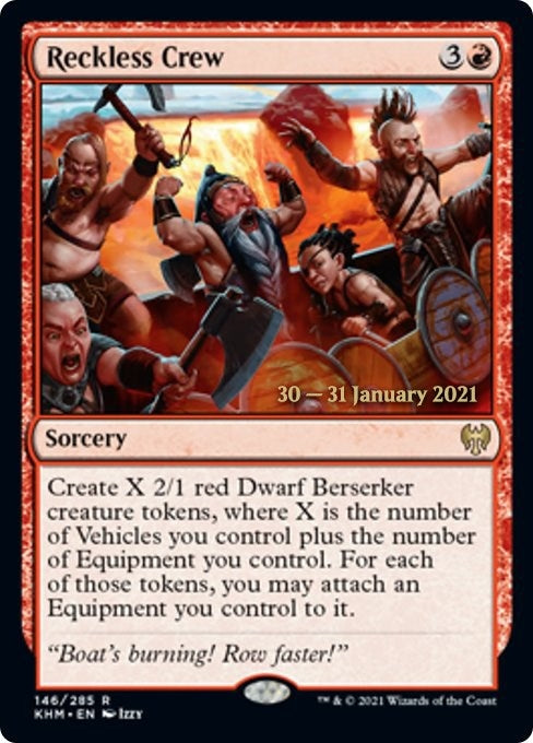 Image for Reckless Crew (146) (PRE) - Magic: The Gathering