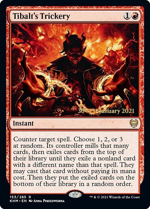 Image for Tibalt's Trickery (153) (PRE) - Magic: The Gathering
