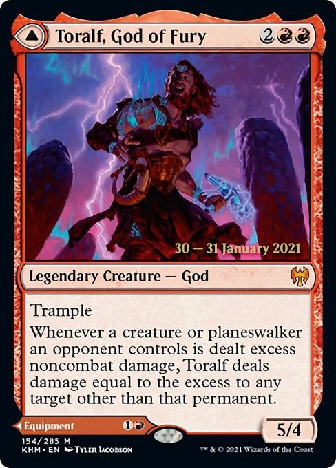 Image for Toralf, God of Fury (154) (PRE) - Magic: The Gathering