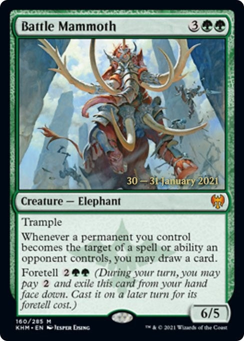 Image for Battle Mammoth (160) (PRE) - Magic: The Gathering