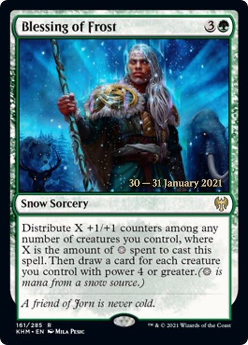 Image for Blessing of Frost (161) (PRE) - Magic: The Gathering