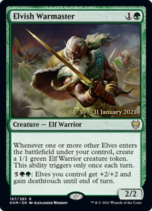 Image for Elvish Warmaster (167) (PRE) - Magic: The Gathering