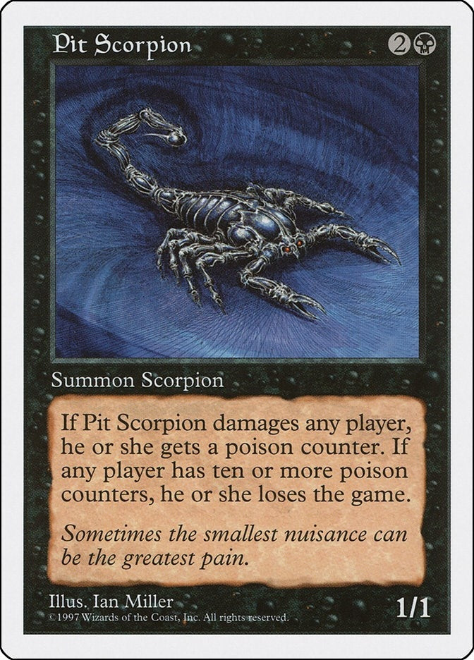Image for Pit Scorpion (5ED) - Magic: The Gathering