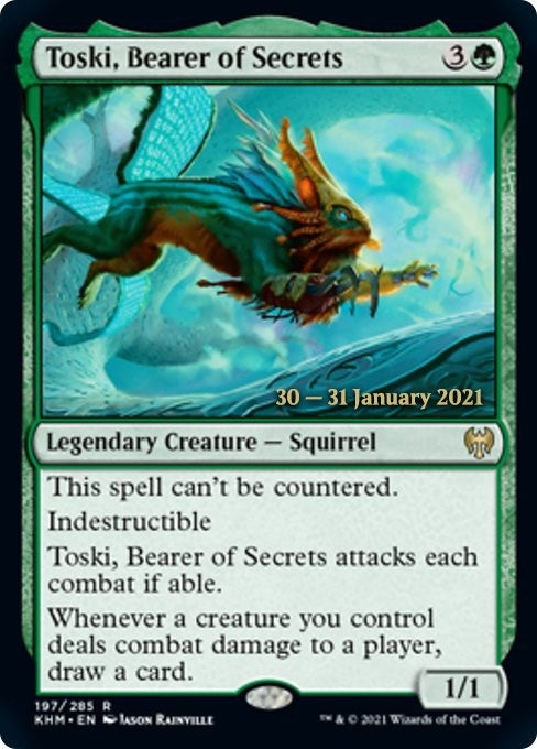 Image for Toski, Bearer of Secrets (197) (PRE) - Magic: The Gathering