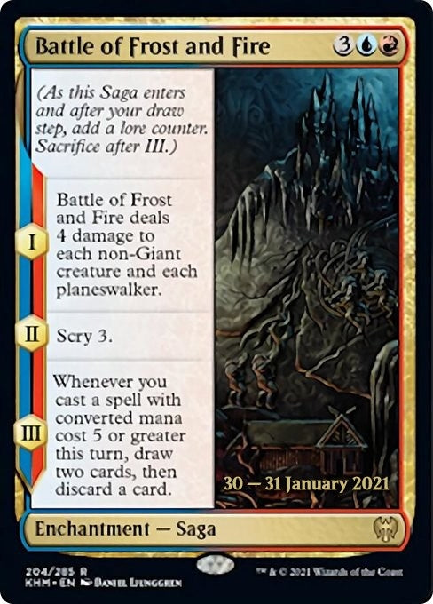 Image for Battle of Frost and Fire (204) (PRE) - Magic: The Gathering