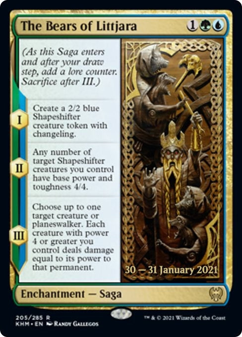 Image for The Bears of Littjara (205) (PRE) - Magic: The Gathering