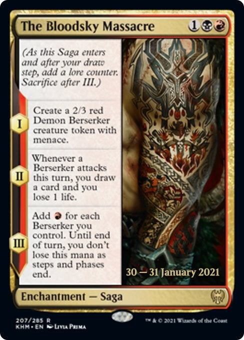 Image for The Bloodsky Massacre (207) (PRE) - Magic: The Gathering