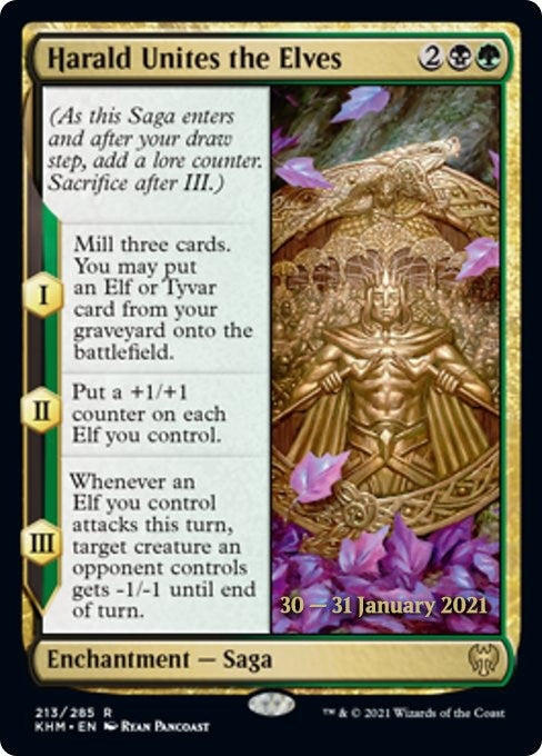 Image for Harald Unites the Elves (213) (PRE) - Magic: The Gathering