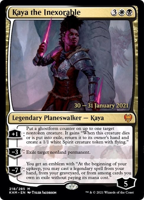Image for Kaya the Inexorable (218) (PRE) - Magic: The Gathering