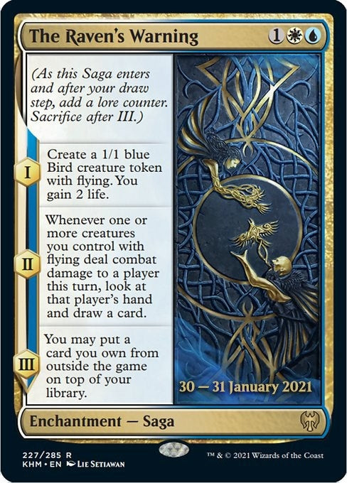 Image for The Raven's Warning (227) (PRE) - Magic: The Gathering