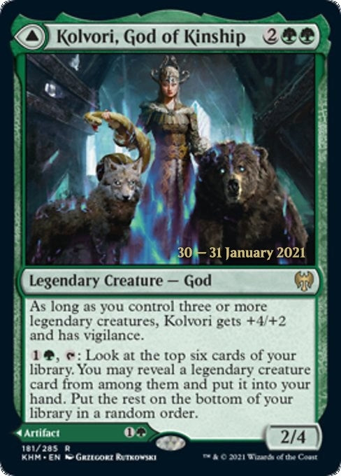 Image for Kolvori, God of Kinship (181) (PRE) - Magic: The Gathering