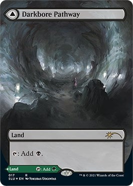 Image for Darkbore Pathway (Borderless) (17) (SLU) - Magic: The Gathering
