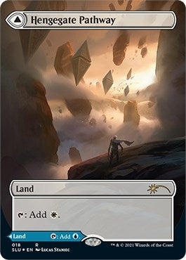 Image for Hengegate Pathway (Borderless) (18) (SLU) - Magic: The Gathering
