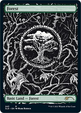 Image for Forest (Crushing Brutality) (243) (SLD) - Magic: The Gathering