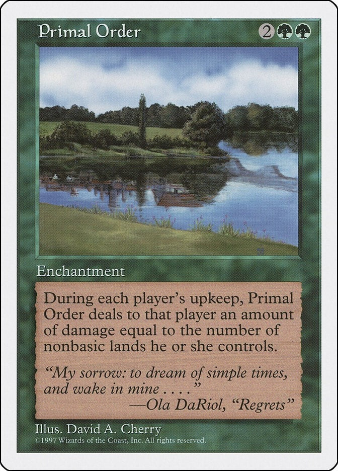 Image for Primal Order (5ED) - Magic: The Gathering
