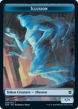 Image for Illusion // Pegasus Double-Sided Token (Challenger 2021) (6 // 3) (UMP) - Magic: The Gathering
