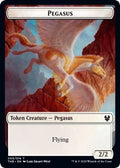 Image for Pegasus // Shark Double-Sided Token (Challenger 2021) (3 // 7) (UMP) - Magic: The Gathering