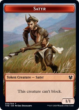 Image for Satyr // Goblin Construct Double-sided Token (Challenger 2021) (9 // 11) (UMP) - Magic: The Gathering