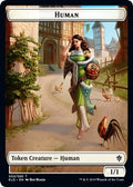 Image for Human // Insect Double-Sided Token (Challenger 2021) (2 // 7) (UMP) - Magic: The Gathering