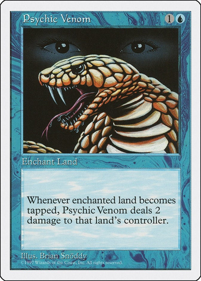 Image for Psychic Venom (5ED) - Magic: The Gathering