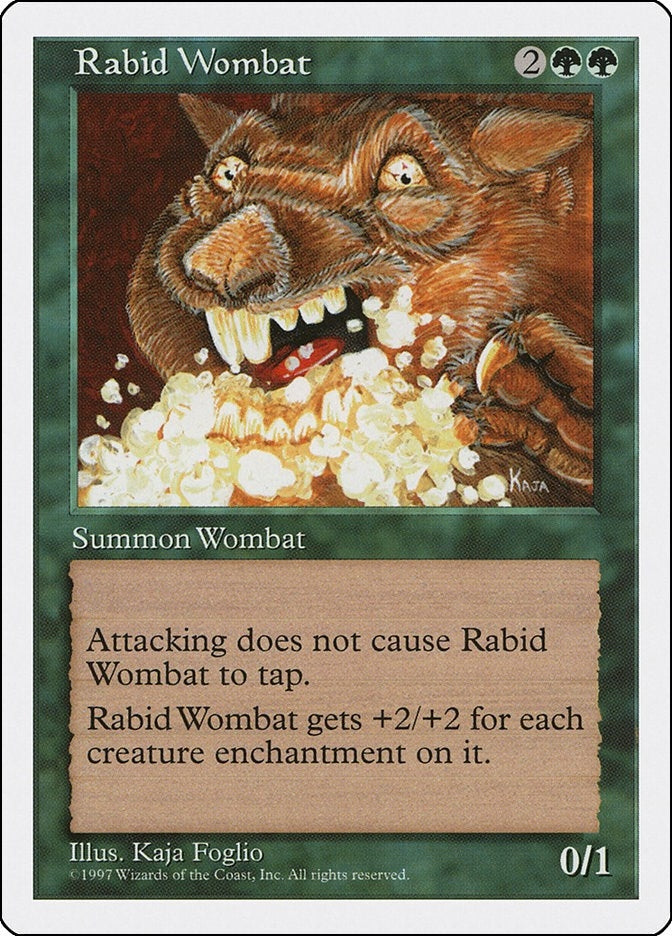 Image for Rabid Wombat (5ED) - Magic: The Gathering