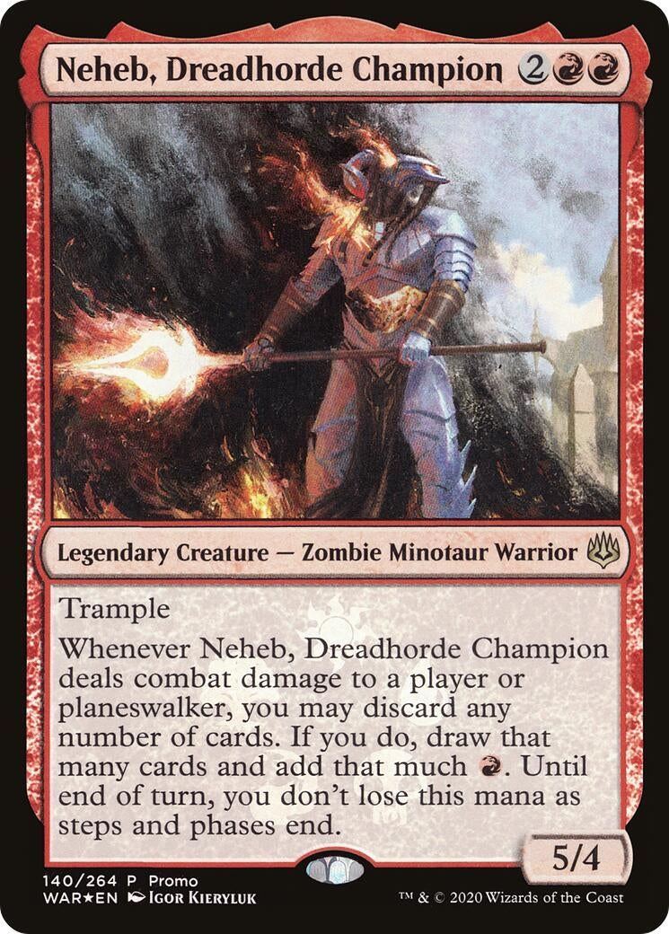 Image for Neheb, Dreadhorde Champion (140) (MEDIA) - Magic: The Gathering